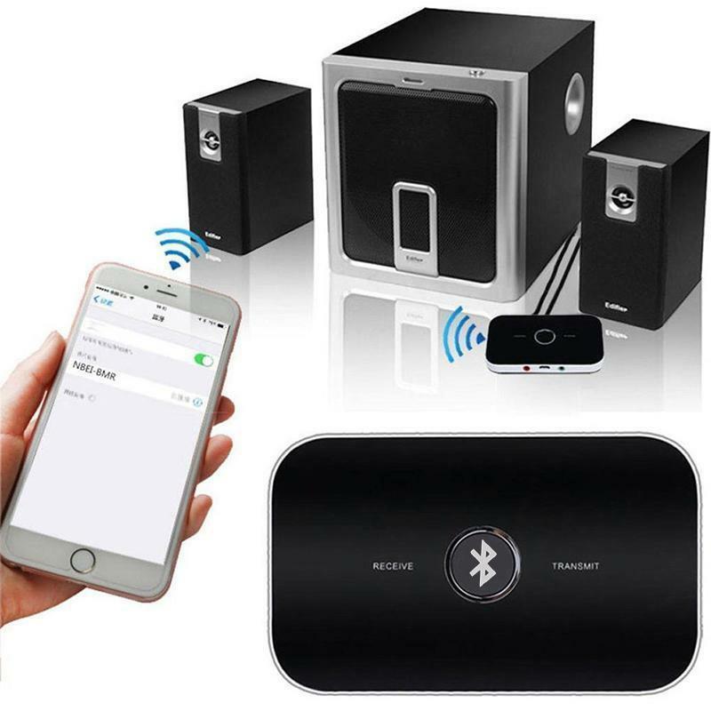TEQ HIFI Wireless Bluetooth Audio Transmitter Receiver 3.5mm or RCA Music Adapter 2 in1 TEQ HIFI Wireless Bluetooth Audio Transmitter Receiver 3.5mm or RCA Music Adapter 2 in1